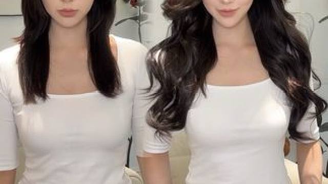 没想到吧 这女的头发都是假的 #发型分享 #假发分享