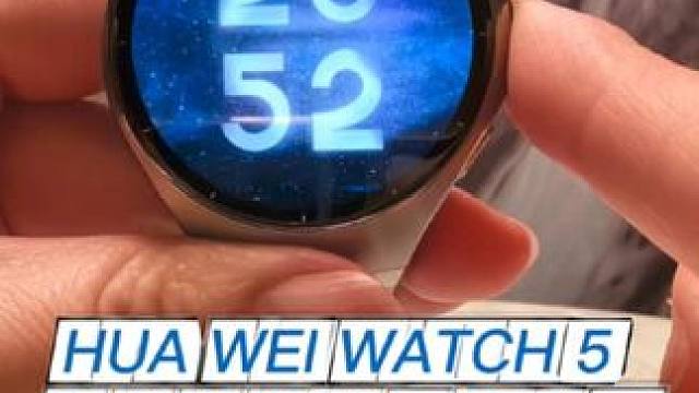鸿蒙AI手表抢先上手 华为WATCH 5上手，首款鸿蒙AI手表，UI很漂亮，关键这个智感窗很神奇，华