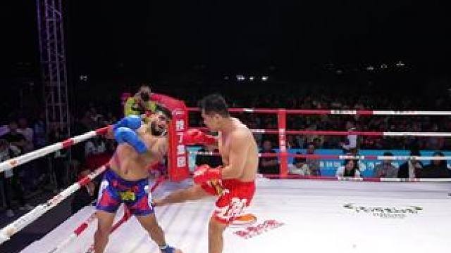 卡夫踢专打薄弱处！#椒王风云 #自由搏击 #格斗