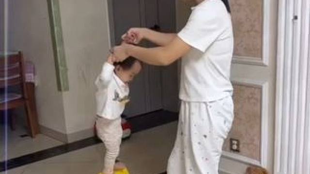 #感统训练  #在家早教  #早教  #平衡训练