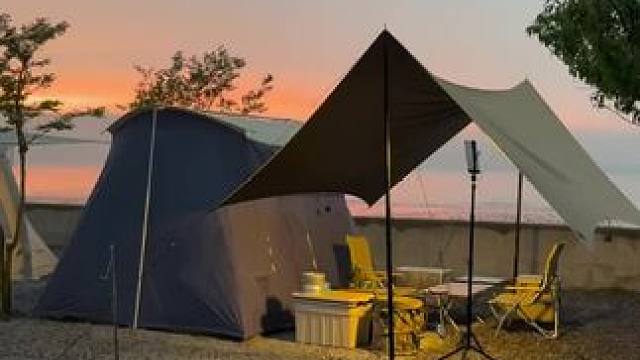 海边露营 #户外露营 #露营报告