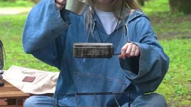 露营玉米鸡肉饭 #露营报告 #露营美食报告