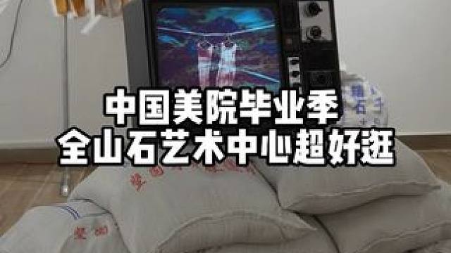 中国美院毕业展，逛完象山逛全山石，这边相对人少一点，作品质量也很高！#2025中国美院毕业展 #20