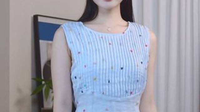 蓝色谁能不爱呢#蓝色系 #连衣裙 #女装穿搭 #ootd穿搭