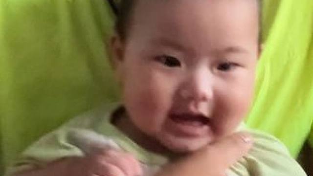 盖房子蹬转收（5个月开始训练） 盖房子蹬转收（5个月开始训练）#超级奶爸带娃 #蹬转收盖房子 #舟山