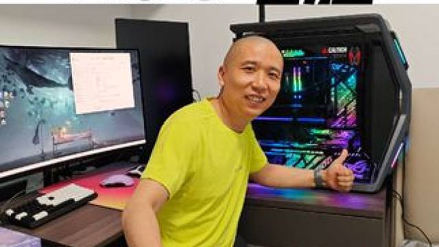 rog创世神机箱+5090显卡石家庄华硕全家桶电脑配置推荐 石家庄华硕全家桶游戏电脑配置推荐#ROG