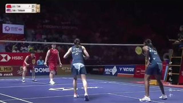 超级1000级别的公开赛#刘圣书谭宁#刘圣书谭宁夺冠 #陈康乐蒂娜 #女双#中国羽毛球队