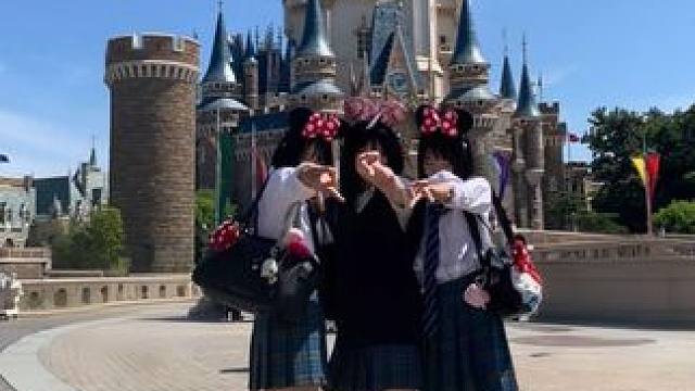 •͈ᴗ⁃͈★   #迪士尼 #jk日常 #jk #日系 #樱花妹