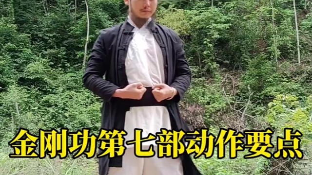金刚功第七部：动作要点