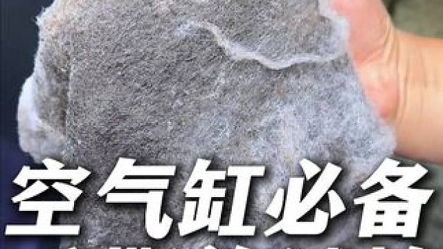 空气缸必备，手撕羊绒棉！ #鱼缸过滤棉 #羊绒棉 #手撕羊绒棉 #鱼缸过滤材料 #水族用品