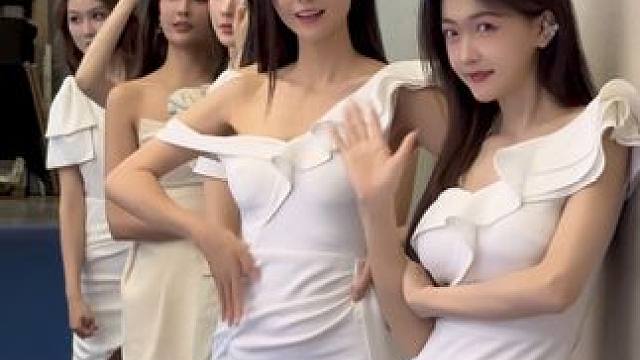 #美女模特#肤白貌美#车模女神