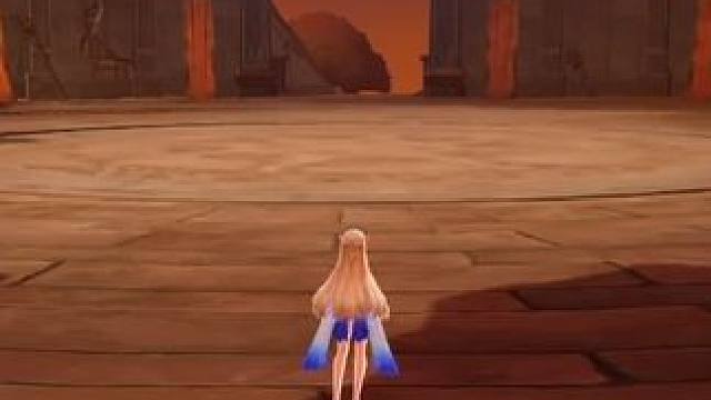 手机里有个开局飞boss脸上的游戏 #鸣潮 #卡提希娅 #夏空