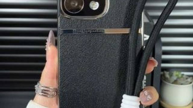 OPPOReno14pro高档素皮手机壳，可拆卸手绳，镜头膜 #opporeno14手机壳#oppo