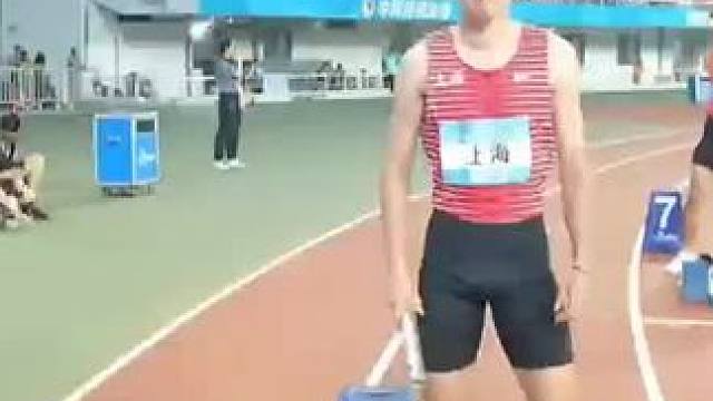 #2025全国田径大奖赛 第4站，安徽蚌埠站，男子4x100米预赛第1组，湖南队38.89小组第一，