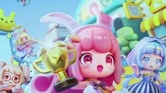 跟冯大大比跑酷，赢的奖品就是这个？ #迷你正版跑酷 #冲吧迷你少女团身法挑战 #冲吧迷你少女团