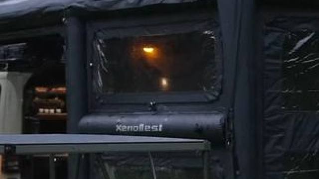 【无限露营】小哥雨中露营 #露营⛺#沉浸式体验