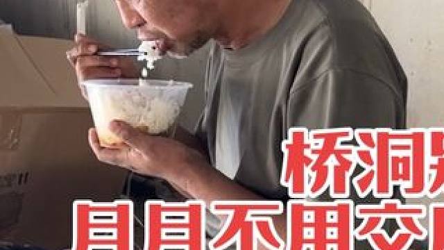 沈大师租的房子让别人住，自己睡桥洞，真是狠人呀 #沈巍 #流浪大师 #桥洞大神 #我要流量 #我要上