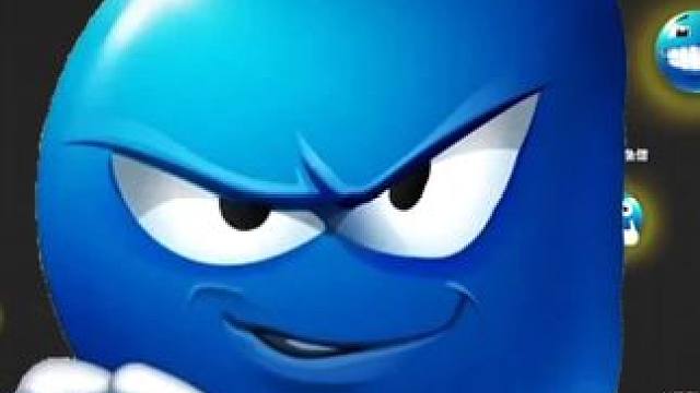 小蓝豆:是王不见王？还是避我锋芒？#球球大作战君山#球球大作战 #球球霸屏挑战#球球大作战闪击战 #