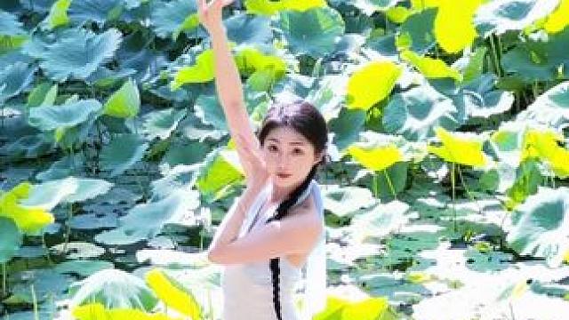光终究会撒在你的身上 你也会灿烂一场 #爱河  #氛围感 #荷花 #即兴