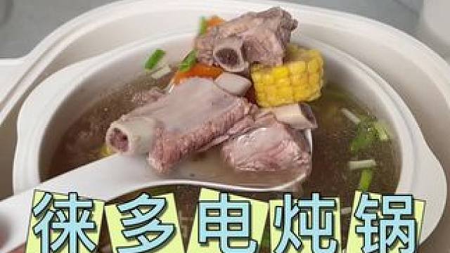 天气越来越热，不想在厨房忙的满头大汗的，可以安排一个小浣熊（徕多）隔水炖电炖盅，多功能炖汤煮汤很方便