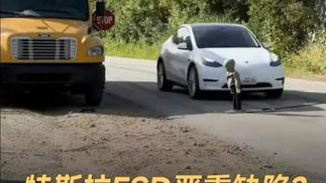 特斯拉FSD严重缺陷？Model Y八次撞倒假人 #特斯拉  #特斯拉FSD  #ModelY  #