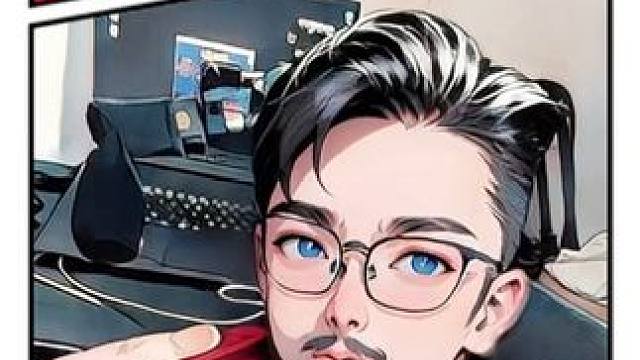 今天配了个眼镜，帅吗