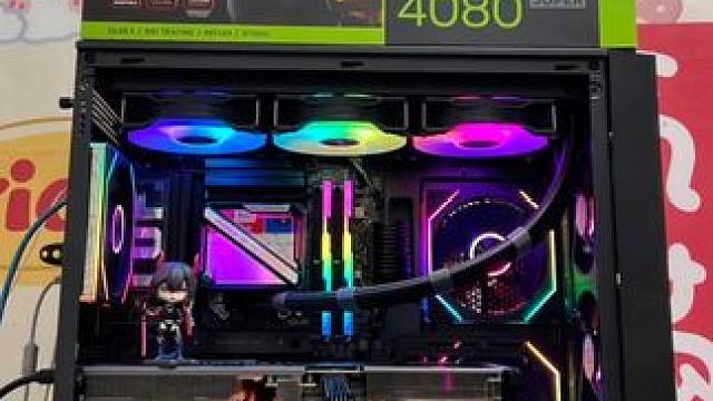 9800X3D➕4080Super一万多预算游戏主机 #diy电脑 上海买电脑，DIY电脑，实体店组