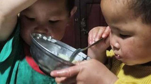 今天吃好几个菜。#农村娃