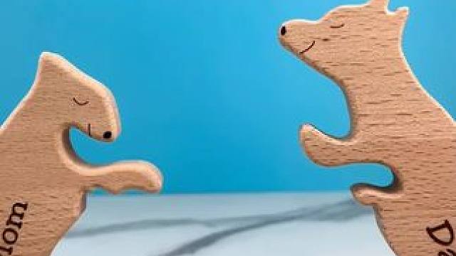 一家四口子整整齐齐的 #玩个很新的东西