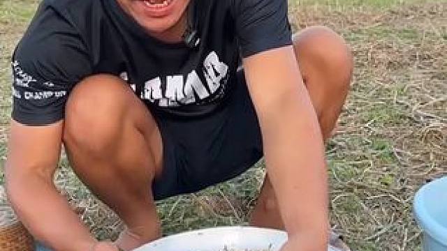 泰式酸辣️凉拌蚂蚁蛋 #美食 #泰国美食 #户外美食 #泰国生活