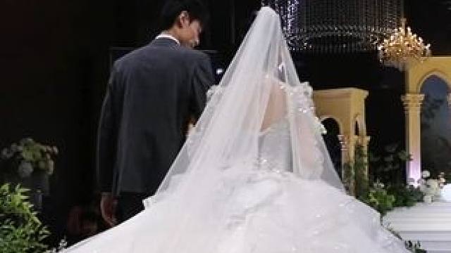 谁说爱情没有仪式感？梦幻庄园厅满足您对婚礼的一切想象#婚礼 #婚礼现场 #婚宴厅 #滕州