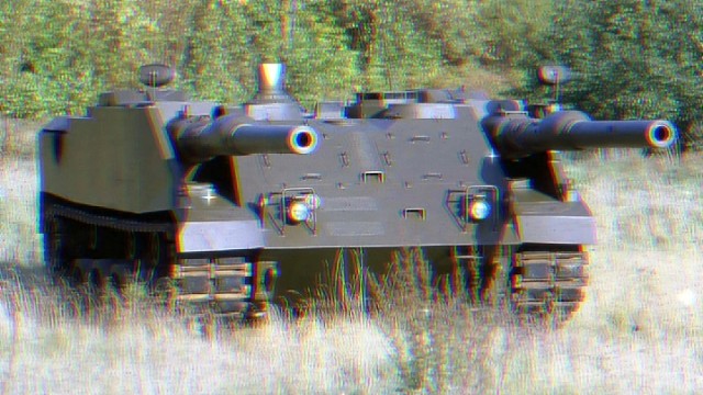 拥有600穿深的双管死神累死装填手坦克