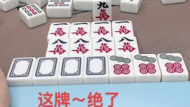 这牌～绝了#打麻将#热门#这是高手 #红中麻将