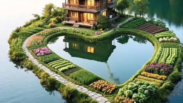 一座岛，二个人，三餐四季，远离尘世。#治愈系风景 #住进风景里 #世外桃源