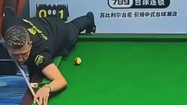 斯诺克降维打击？ #台球  #斯诺克  #杆法
