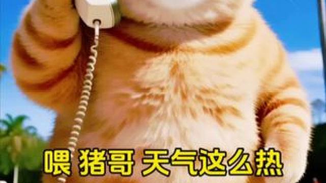 胖橘约猪哥游泳，结果猪哥被淹了#搞笑萌宠 #萌宠出道计划 #胖橘 #精彩剧情 #原创动画