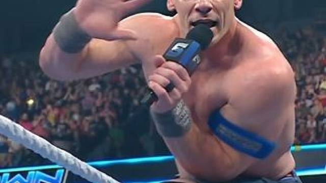 约翰塞纳无视比赛规则，朋克出场后帮助二柱子 #wwe #摔角 #约翰塞纳