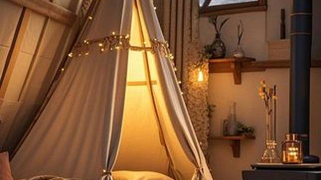 外面有巨大风雪，呆在小屋里喝茶休息吧 #白噪音 #助眠视频 #解压助眠