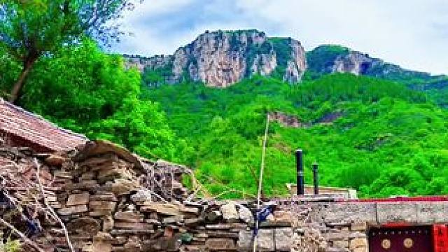 #农村生活 #山村行 #西营之行（382）走进林枝村。该村清道光年间，田氏由田家庄迁此建村。因地处深