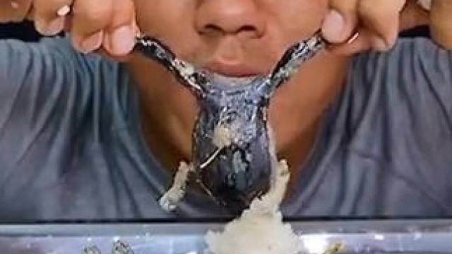 甜脆大榴莲咖喱炖蛋蛋蛙 #美食 #户外美食 #泰国美食 #内容启发搜索