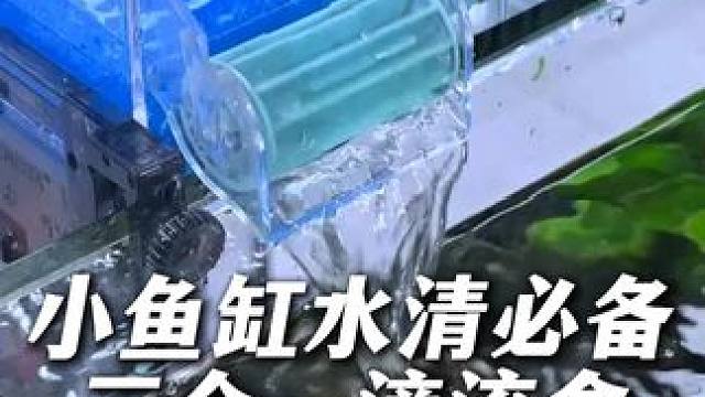 这个三合一瀑布式出水滴流盒是我强力推荐给大家的，适合小鱼缸。 净水、过滤、培菌、增氧多功能于一体，6