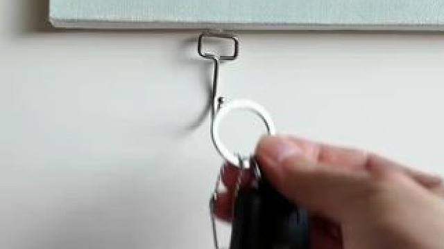 最适合挂车钥匙的挂钩了~ #玩个很新的东西