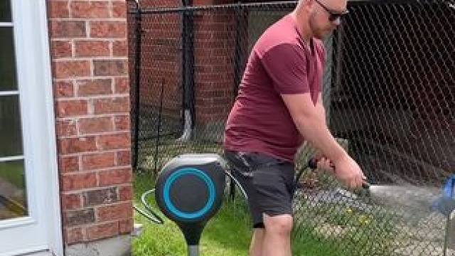 花园工具设备的便捷操作方式。 #嘉丁拿水管车 #嘉丁拿园艺工具 #园林设备 #解压 #解压视频