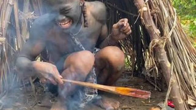 哈哈 #我的乡村生活 #原创视频 #日常生活 #农村美食记录生活 #非洲原始部落