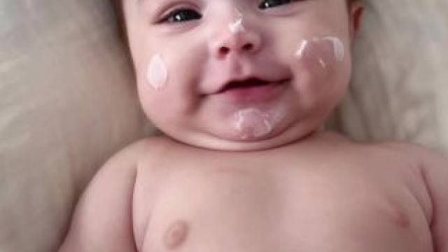 今天是洗香香的奶芙芙#萌化了