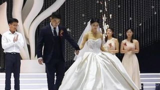 硬曲一响，闪亮登场，属于山东人的专属结婚战歌#滕州 #滕州婚礼 #滕州婚宴厅