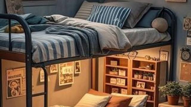 雷暴雨夜的宿舍小屋，在这里放松休息安心入眠 #白噪音 #雨声助眠 #助眠视频 #助眠解压 #深度睡眠