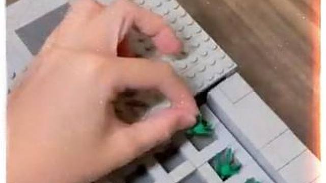 用乐高工作台还原MC海龟蛋 #我的世界#我的世界积木乐高