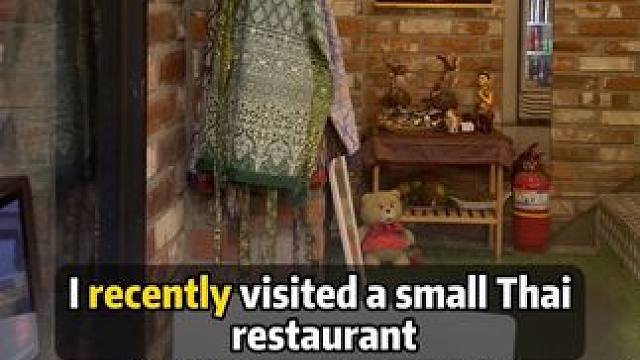 雅思口语语料库-一次餐厅用餐的经历 #学英语 #英语口语 #雅思 #雅思口语