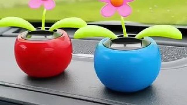 #上热门#高端大气 美好心情需要美好事物来治愈，自动摇摆的苹果太阳花，看着心情就很愉快  ！#放松解